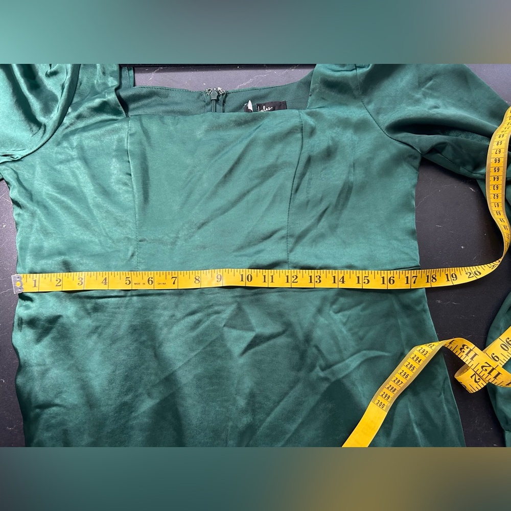 Lulu's Green Mini Dress - Picture 7 of 10